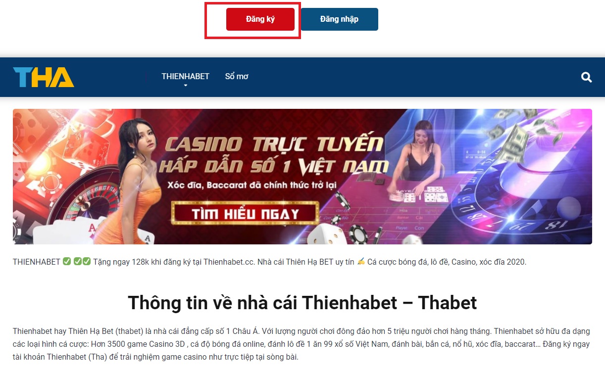 Casino Thabet88 uy tín nhất, mang lại nhiều giá trị cho hội viên