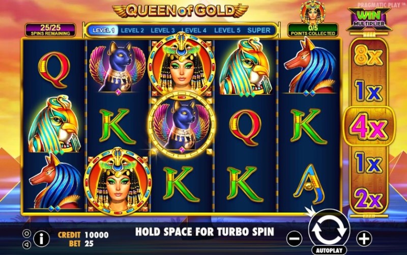 Game nổ hũ hay nhất Queen of Gold