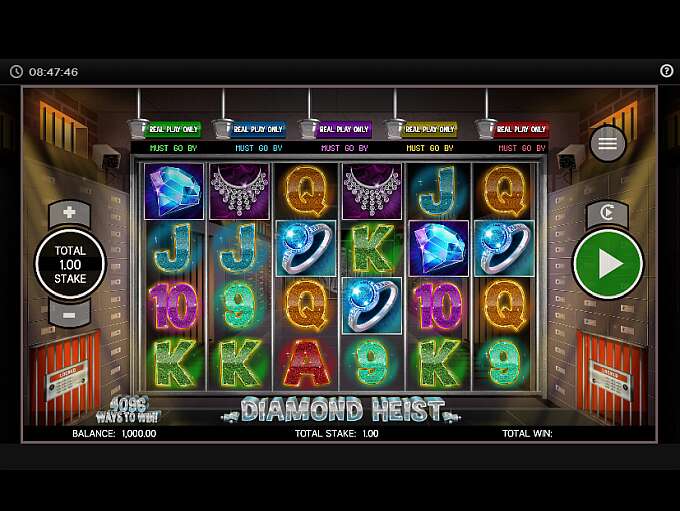 Slot game quay hũ Diamond Heist