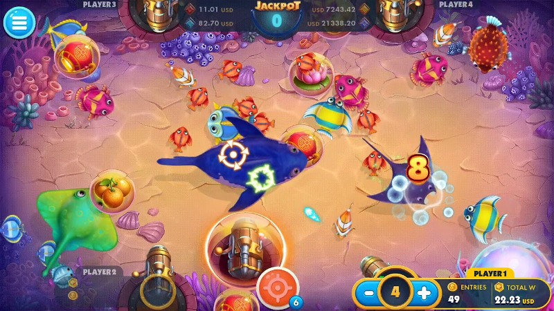 Slot game bắn cá Thabet88 Fishing Kingdom hấp dẫn