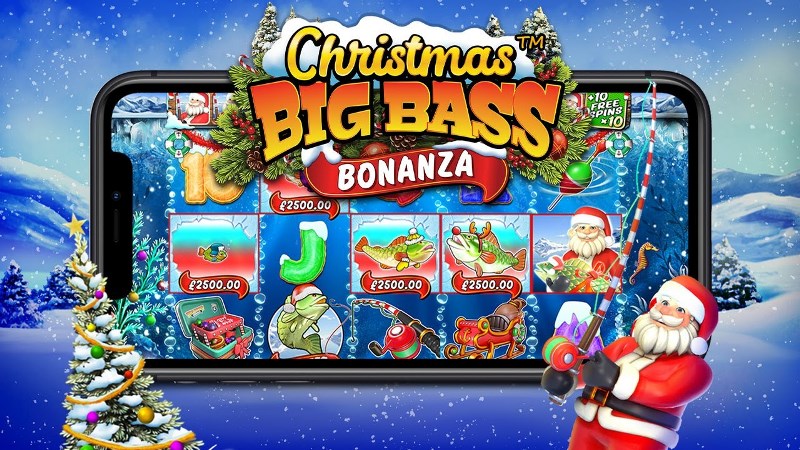 Game slot Thabet88 quay hũ Christmas Big Bass Bonanza